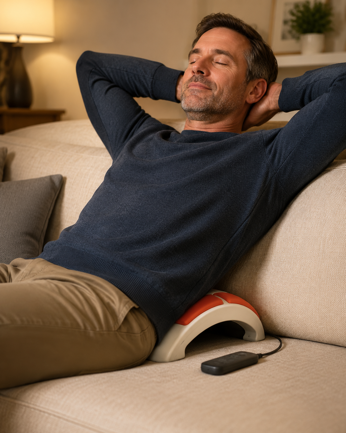 VelaX at-home back comfort routine